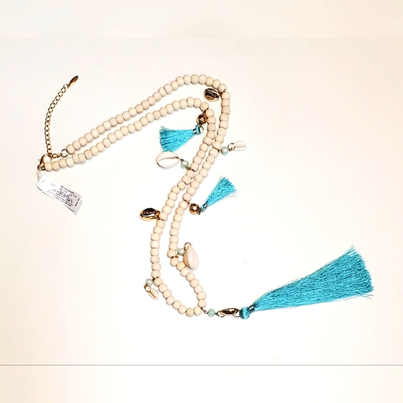 Lucky Brand Set Sail Semi Precious Accented Beaded Necklace - Picture 2 of 4